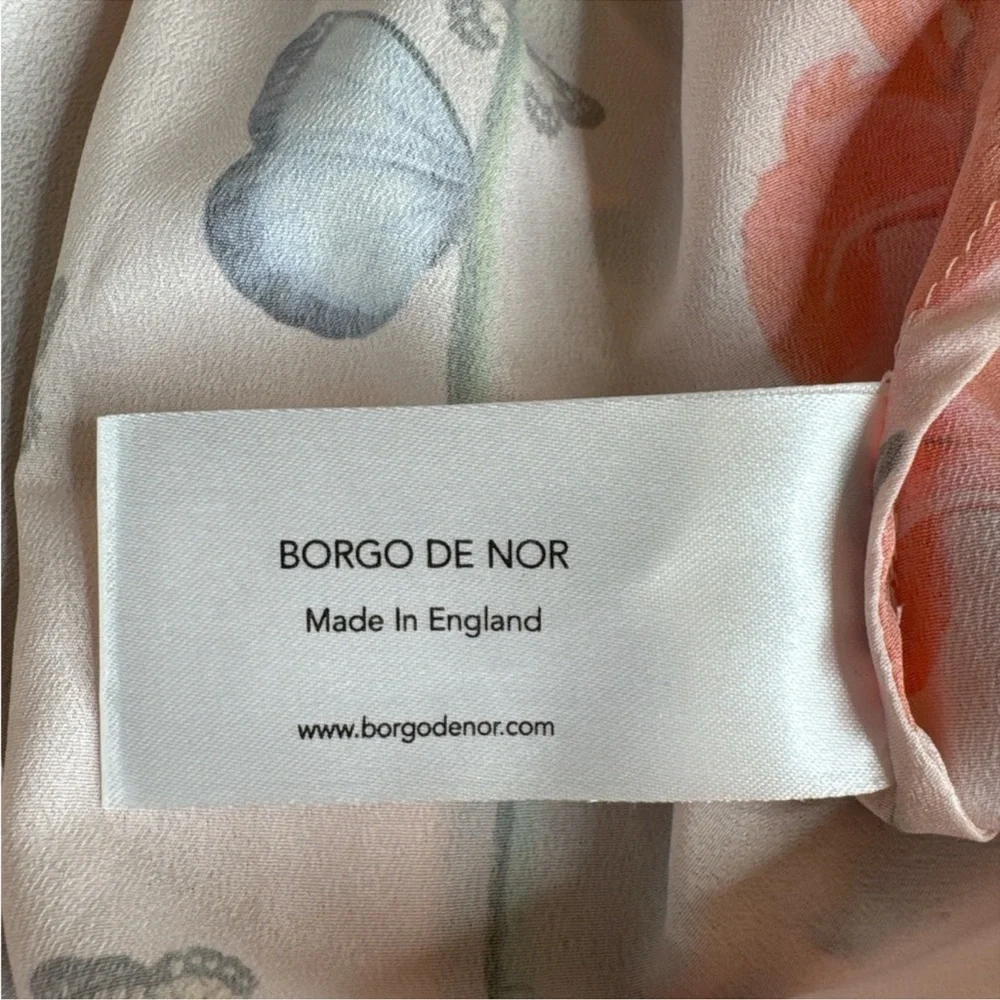 BORGO DE NOR Luna High-Low Midi Dress, Size 10. - Picture 8 of 12